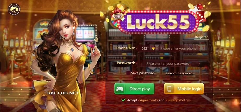 luck 55 login